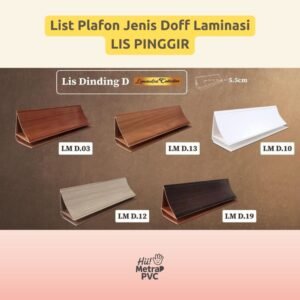 Lis Plafon Doff Laminasi - LMD03