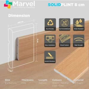 Solid Plint Marvel Lebar 8CM